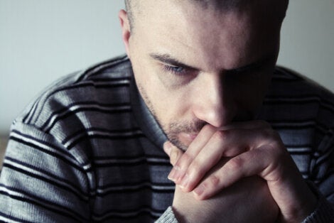 A worried man.