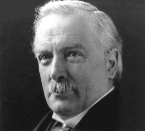 A photo of David Lloyd George, who had hubris syndrome.