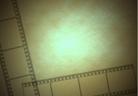 Film strips representing motion blindness.