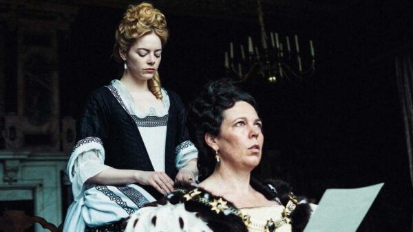 Olivia Colman in The Favorite.