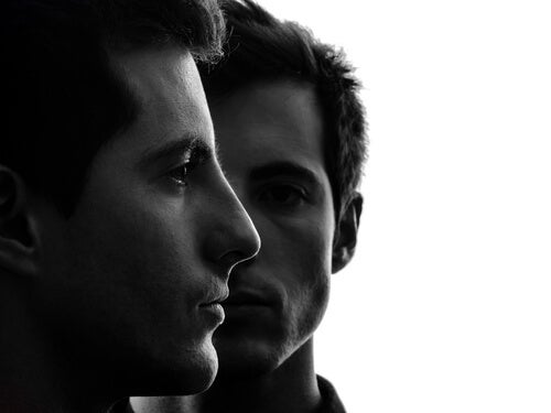 Two men.