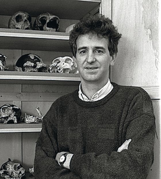 The paleontologist at a younger age.