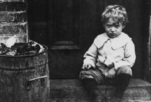 Jack London as a child.