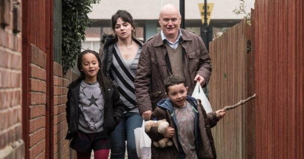 An image of Daniel Blake and his family.
