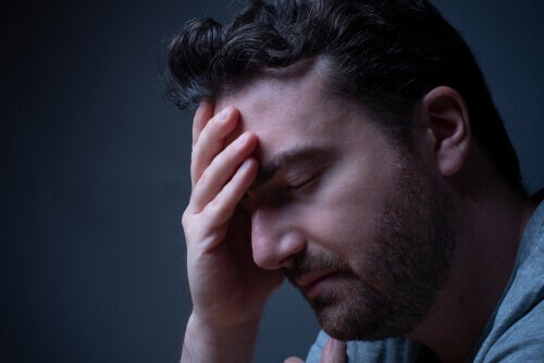 A sad man.