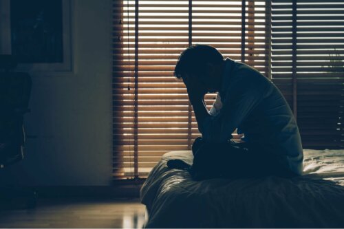 A distressed man.