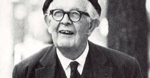 A picture of Jean Piaget.
