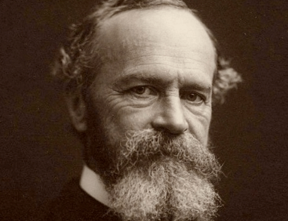 A portrait of William James.