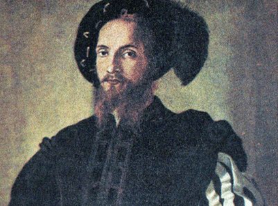 A portrait of a man.