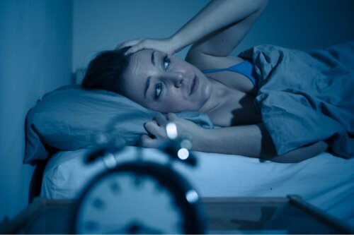 A woman who can't sleep.