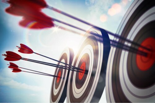 Targets in the Texas sharpshooter fallacy.