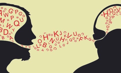 Two people communicating instead of applying ad hominem.