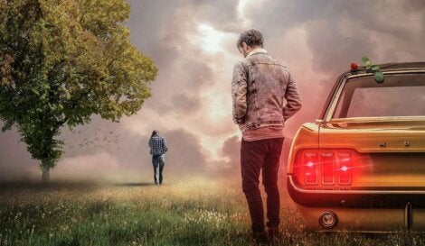 Stel staat ver uit elkaar