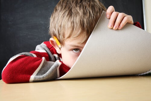 A boy with ADHD.