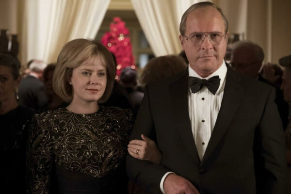 Dick Cheney in the movie Vice.
