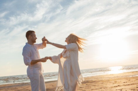 A couple dancing and making relationships work.