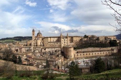 A photo of Urbino, Italy.