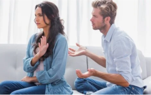 A couple sabotaging their relationship.