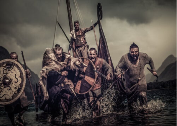 A group of Vikings.