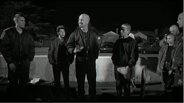 A gang demonstrating sensation-seeking and violence.