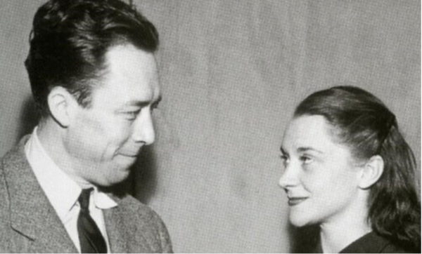 Albert Camus and Maria Casares.