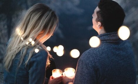 A couple talking about love and responsibility.