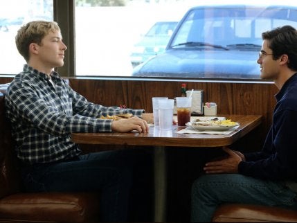 Characters at lunch in The Assassination of Gianni Versace.