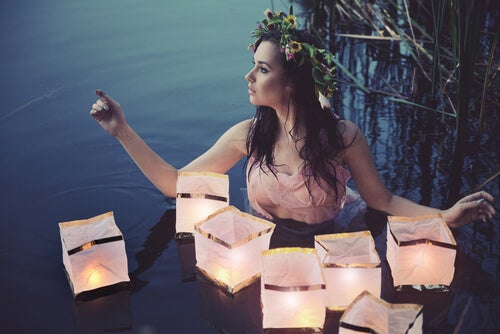 Reperensation of the nymph Echo, as an echoistic personality.