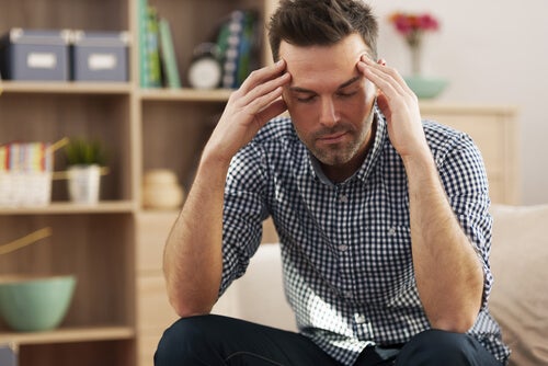 A stressed man.