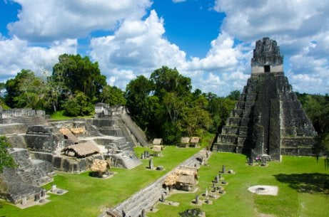 A view of Tikal, Guatemala.