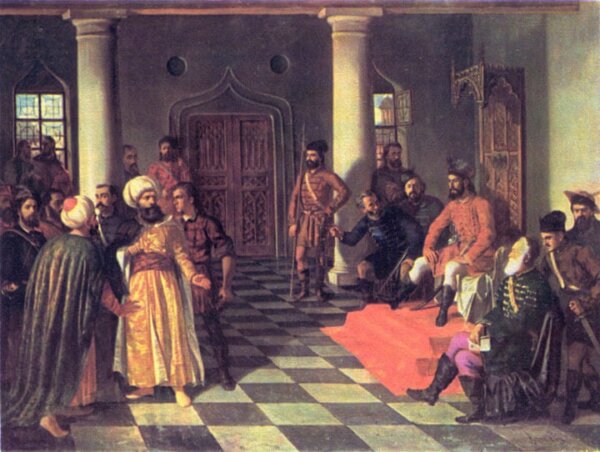 Vlad Tepes with the Turks.