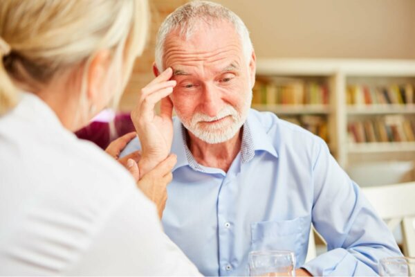 Man met de ziekte van Alzheimer