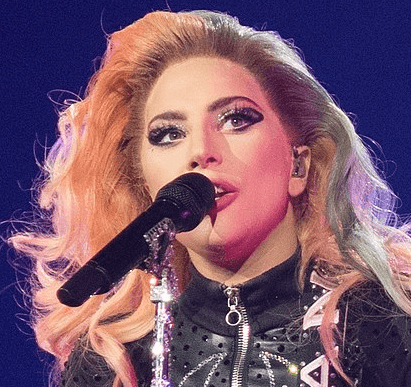 Lady Gaga singing.