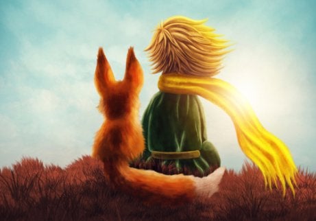 An illustration from The Little Prince.