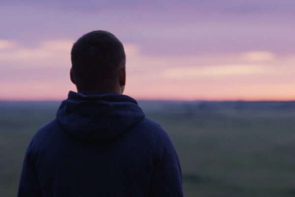 A man thinking.