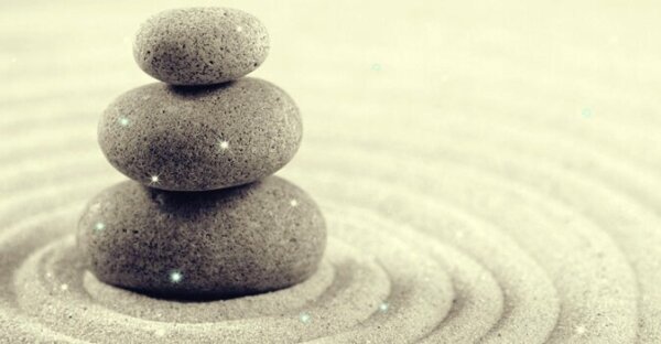A stack of rocks.
