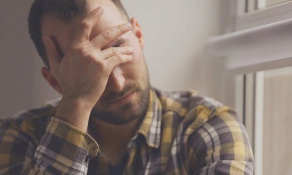 A depressed man.