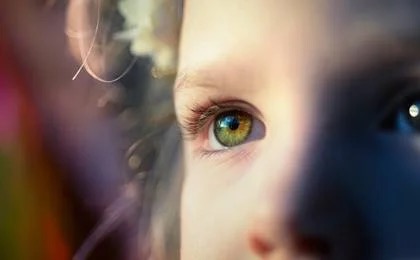 Een kinderoog