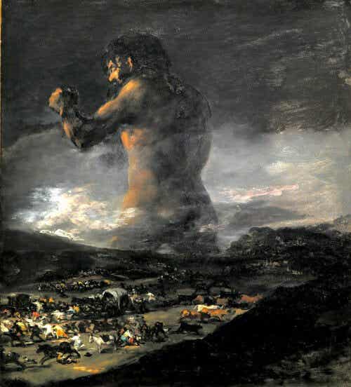 "El Coloso" af Goya afspejler muligvis Susacs syndrom