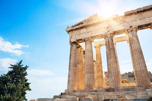 Parthenon i Athen, Hellas.