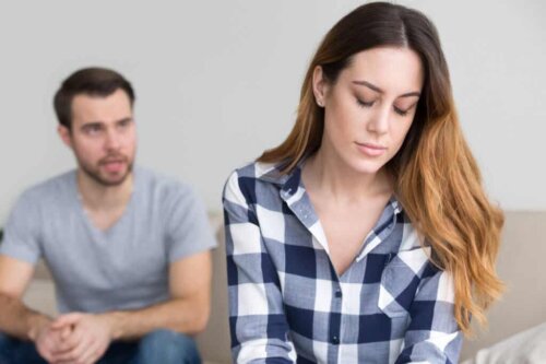 A woman hearing disparaging comments.