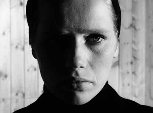 A seemingly sad woman.