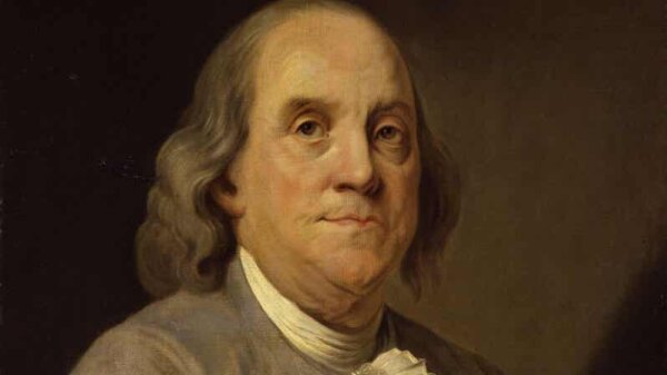 Een afbeelding van Benjamin Franklin