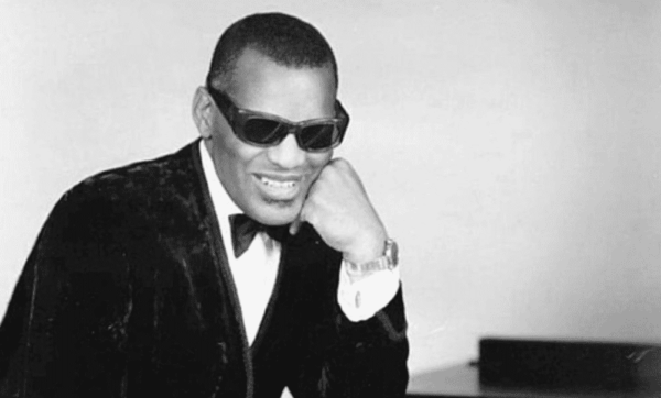An image of a young Ray Charles.