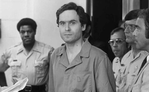 Ted Bundy innan hans rättegång.