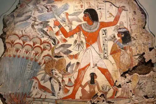 An Egyptian scene.