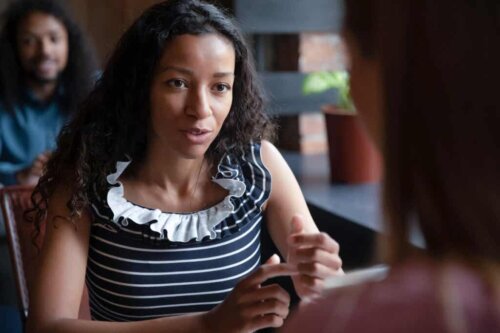 A woman learning the keys to being more tolerant.