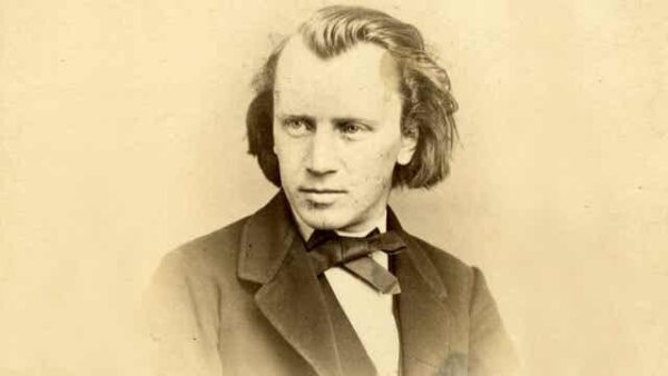 A picture of Johannes Brahms.