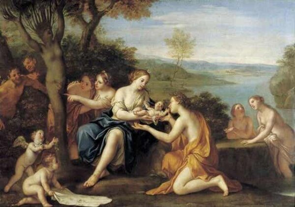 The birth of Adonis.