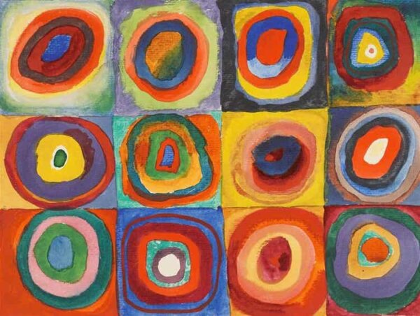 The Squares with Concentric Circles Painting from 1913.